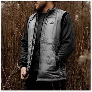 S-L Adidas Performance Golf Mens Climaheat Frostguard Primaloft Full Zip Jacket
